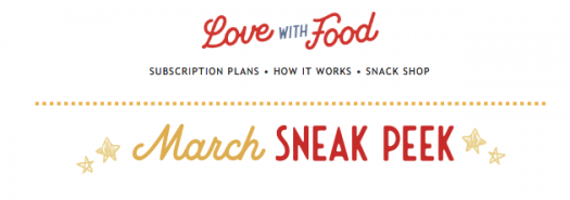 Love With Food March 2020 Spoilers