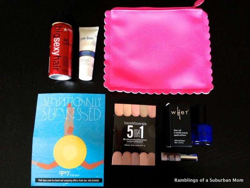 Read more about the article July 2014 ipsy Glam Bag Review – “Sensationally Sunkissed”