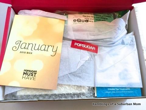 January 2015 PopSugar Must Have Box Review