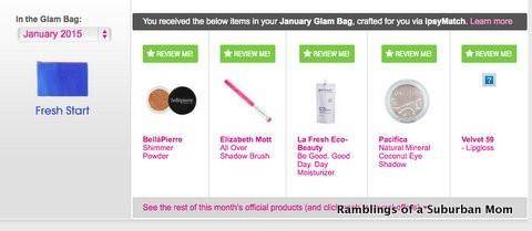 January2015 ipsy My Glam Bag