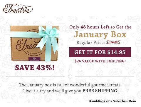 Treatsie January Box Offer