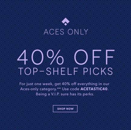 Birchbox ACE 40% off!