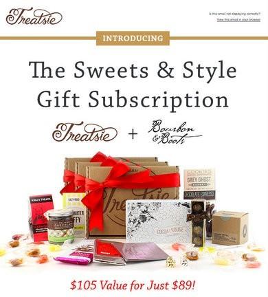 Treatsie Sweets & Style Gift Subscription