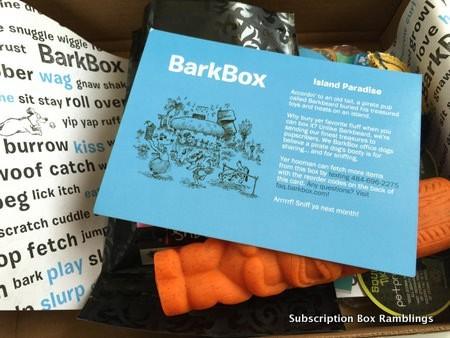 BarkBox March 2015 Subscription Box Review + Coupon Code