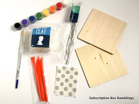 Doodle Crate March 2015 Subscription Box Review - "Sculpting" + 50% Off Coupon Code