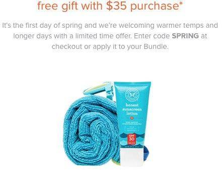 Honest Company Free Gift