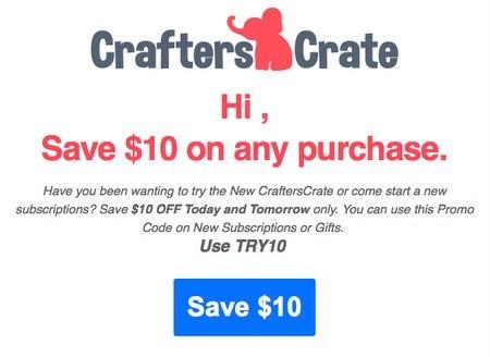Crafter's Crate Coupon Code