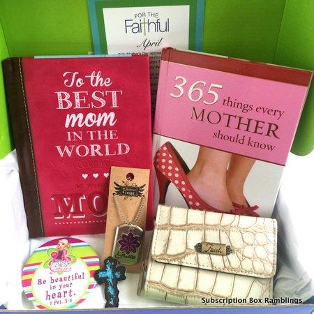 For the Faithful April 2015 Subscription Box Review