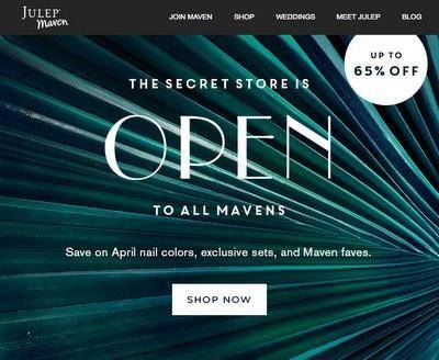 April 2015 Julep Secret Store