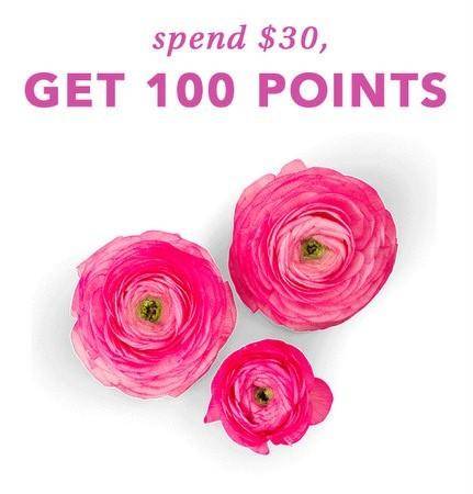 Birchbox Spend $30, Get 100 points