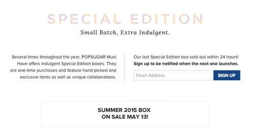 POPSUGAR Summer 2015 Special Edition Must Have Box