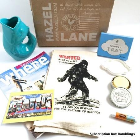 Hazel Lane May 2015 Subscription Box Review - "Seattle"