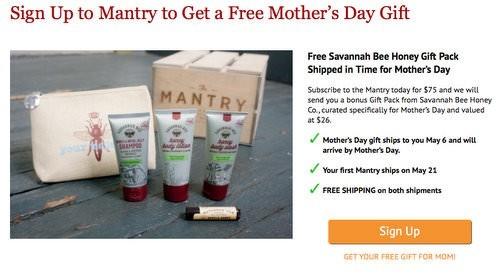 Mantry Gift With Purchase