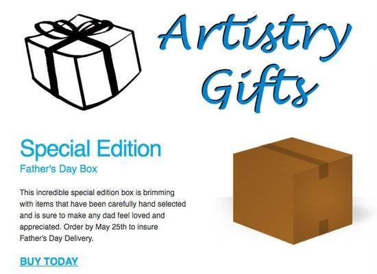 Artistry Gifts Limited Edition Father's Day Box