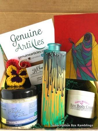 Genuine Articles June 2015 Subscription Box Review + Coupon Code