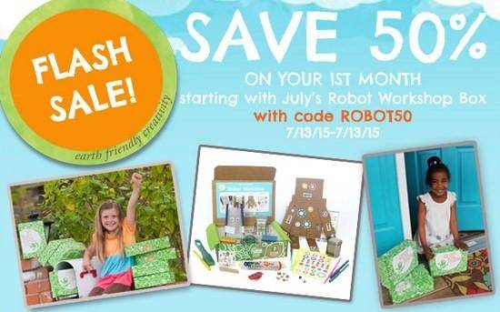 Green Kid Crafts Flash Sale