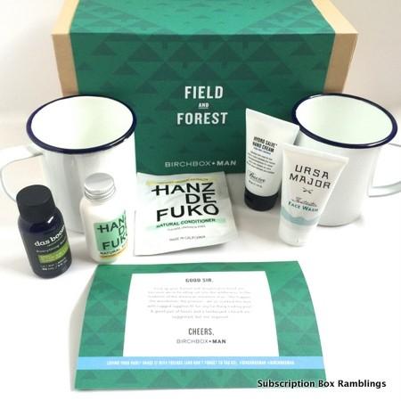 Birchbox Man August 2015 Subscription Box - "Field & Forest" + Coupon Code