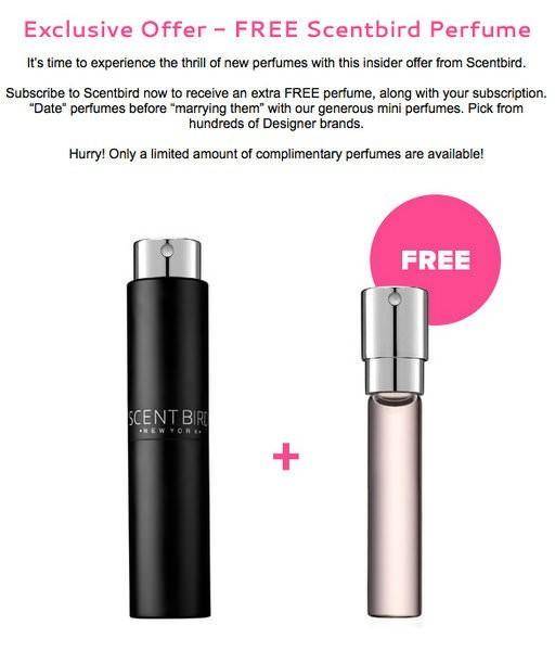 Scentbird Free Scent Offer