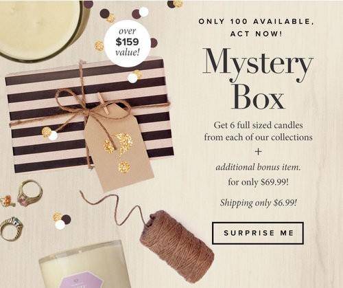 Prize Candle Mystery Box