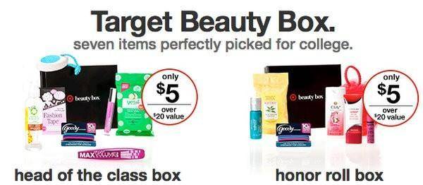 Target Beauty Boxes