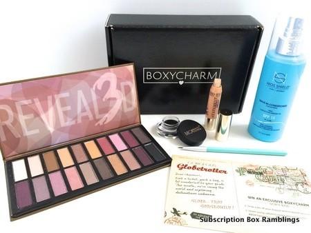 BOXYCHARM August 2015 Subscription Box Review - "Gorgeous Globetrotter"