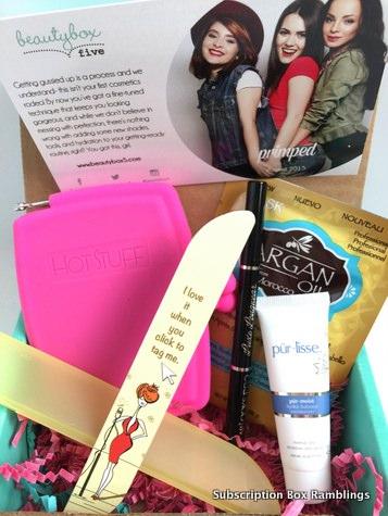 Beauty Box 5 August 2015 Subscription Box Review