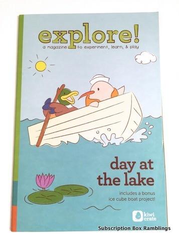 Kiwi Crate August 2015 Subscription Box Review - "Day At The Lake"