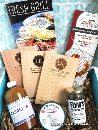 Hamptons Lane August 2015 Subscription Box Review - "Fresh Grill" + Coupon Code