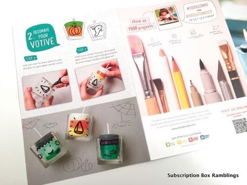 Doodle Crate "Halloween Candle Making" Subscription Box Review + 50% Off Coupon Code
