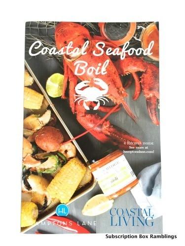 Hamptons Lane Subscription October 2015 - "Coastal Seafood Boil" Review + Coupon Code