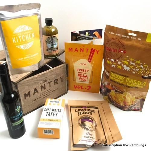Mantry October 2015 Subscription Box Review - "Street Food Vol. 2"