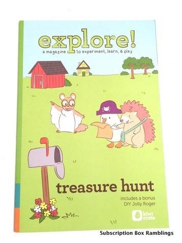 Kiwi Crate October 2015 Subscription Box Review - "Treasure Hunt"