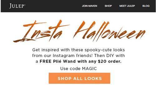 DIY Halloween Polish Sets + Plié Wand Gift with $20 Purchase!