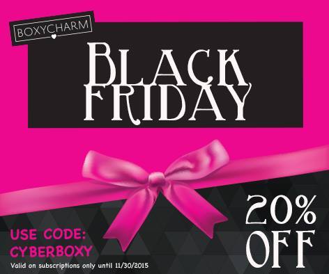 BOXYCHARM 25% Off Black Friday Coupon Code