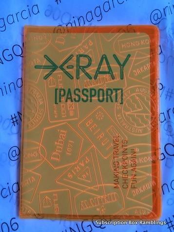Flight001 F1 X-Ray Passport Orange
