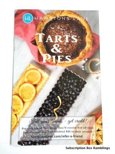 Hamptons Lane Subscription November 2015 - "Tarts & Pies" Review + Coupon Code