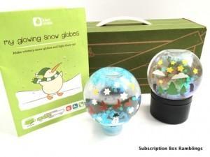 Kiwi Crate “Glowing Snow Globe” Holiday Crate Review + Coupon Code