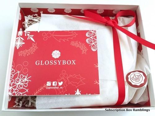 GLOSSYBOX December 2015 Subscription Box Review + Coupon Code