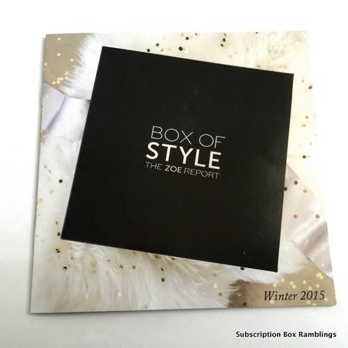 Rachel Zoe Winter 2015 Box of Style Review + Coupon Code