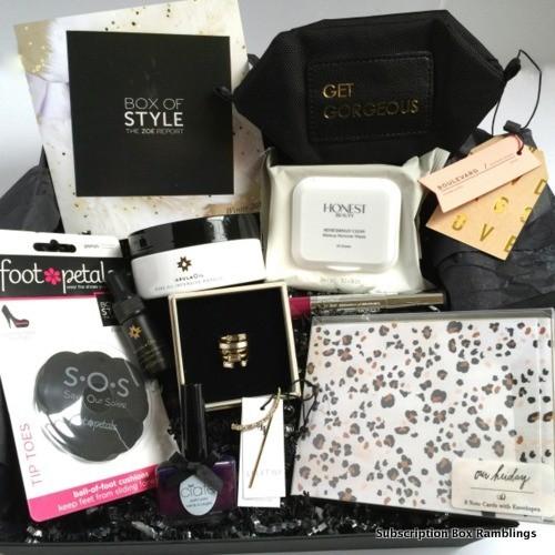 Rachel Zoe Winter 2015 Box of Style Review + Coupon Code