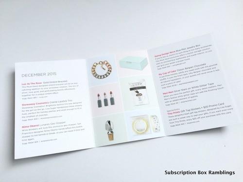 POPSUGAR Must Have Box December 2015 Subscription Box Review
