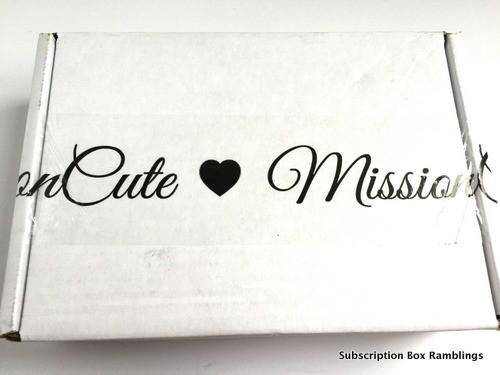 Mission Cute December 2015 Subscription Box Review