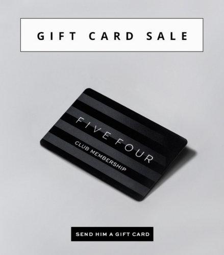 Five Four Club Gift Card Sale!