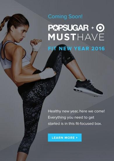 POPSUGAR + Target - Fit New Year Box - Coming Tomorrow
