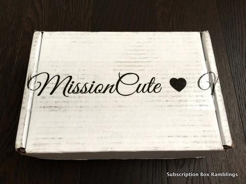 Mission Cute January 2016 Subscription Box Review