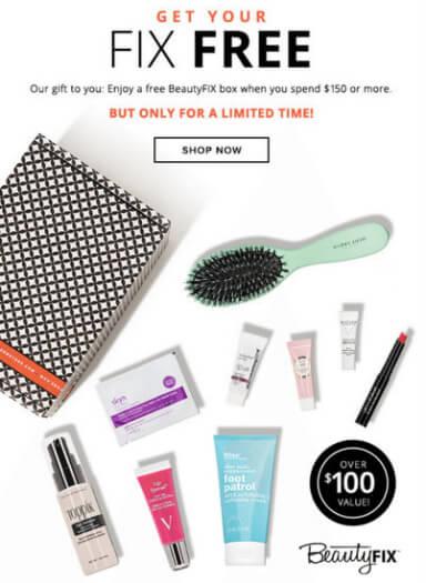 Free BeautyFIX Box with $150 Dermstore Purchase!