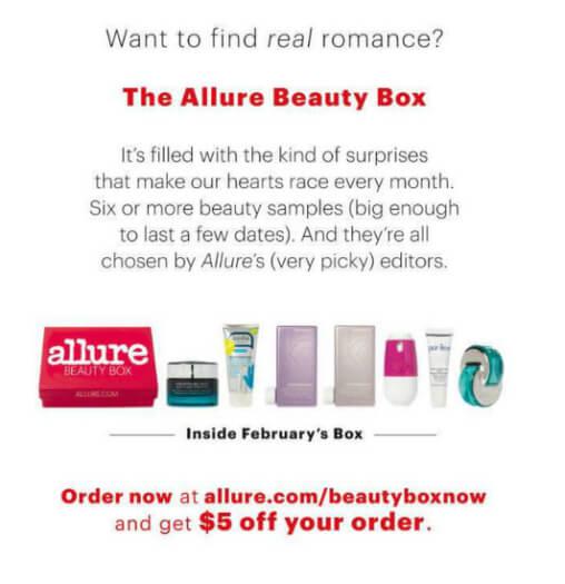 February 2016 Allure Beauty Box - Full Spoilers