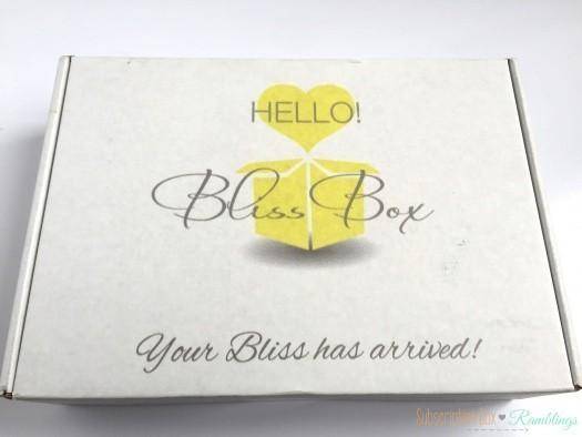 Hello! Bliss Box February 2016 Subscription Box Review