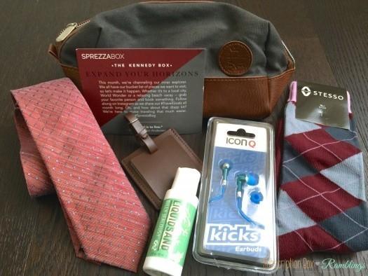 SprezzaBox February 2016 Subscription Box Review + Coupon Code