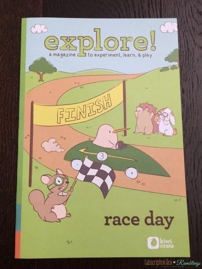 Kiwi Crate February 2016 Subscription Box Review - "Race Day"